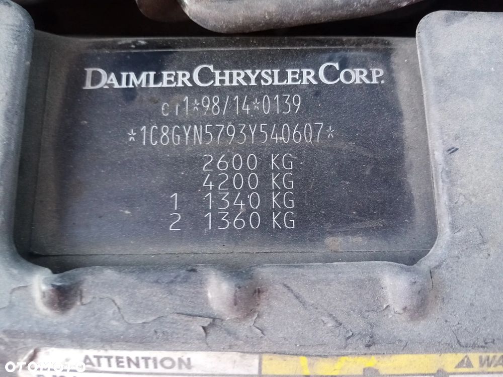 CHRYSLER GRAND VOYAGER IV 00-05 2.5 CRD ENJ - SCHOWEK PASAŻERA - 17