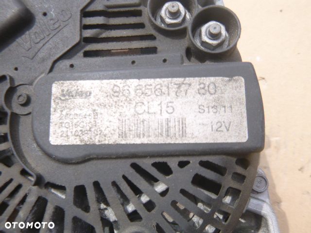 ALTERNATOR PEUGEOT 206 1.4 HDI 9665617780 CL15 - 16