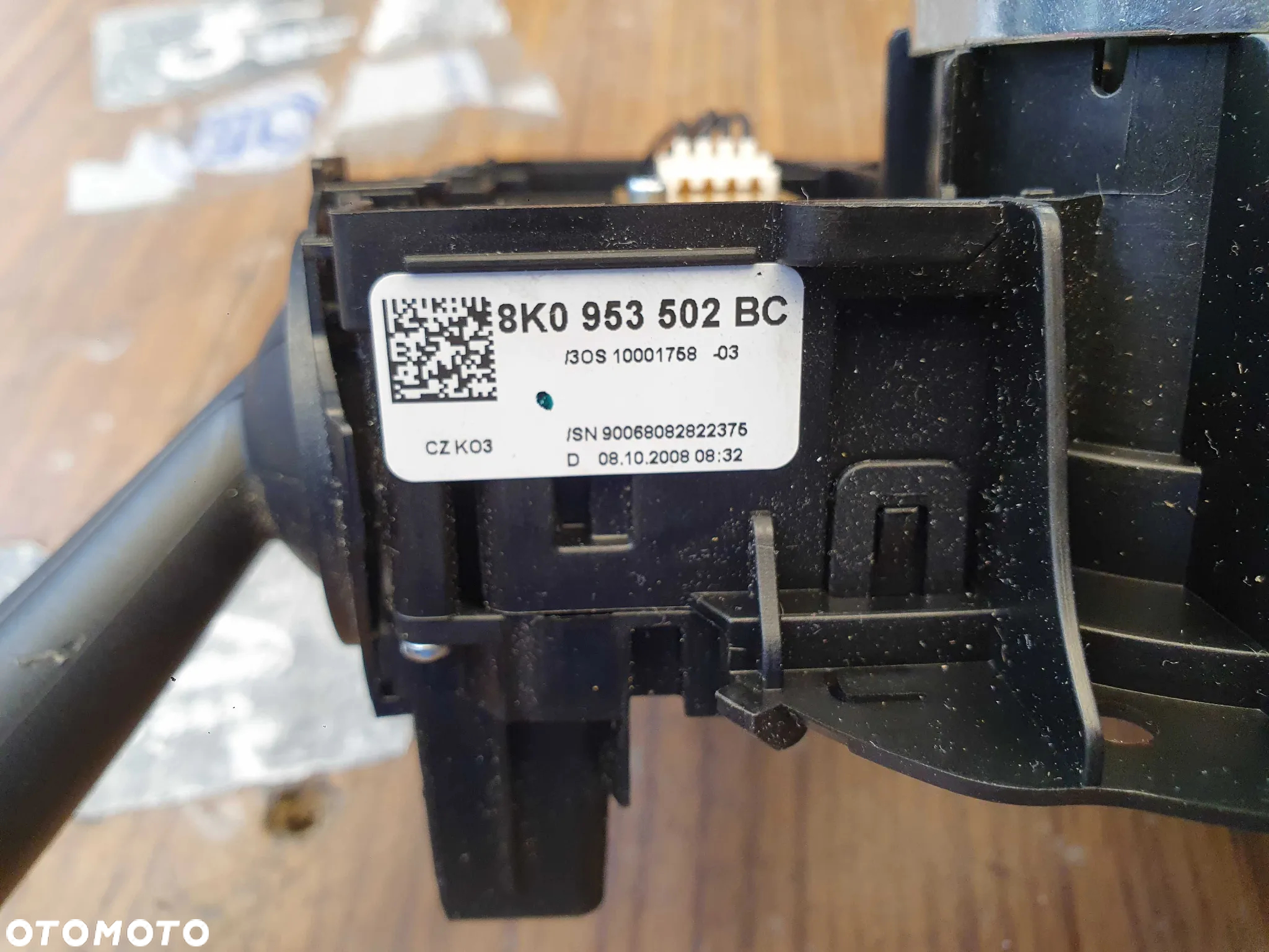 Przełacznik 8K0953502BC Zespolony Pajak Manetka Kierunlkowskaz Wycieraczki FIS Audi A4 B8 A5 8T - 17