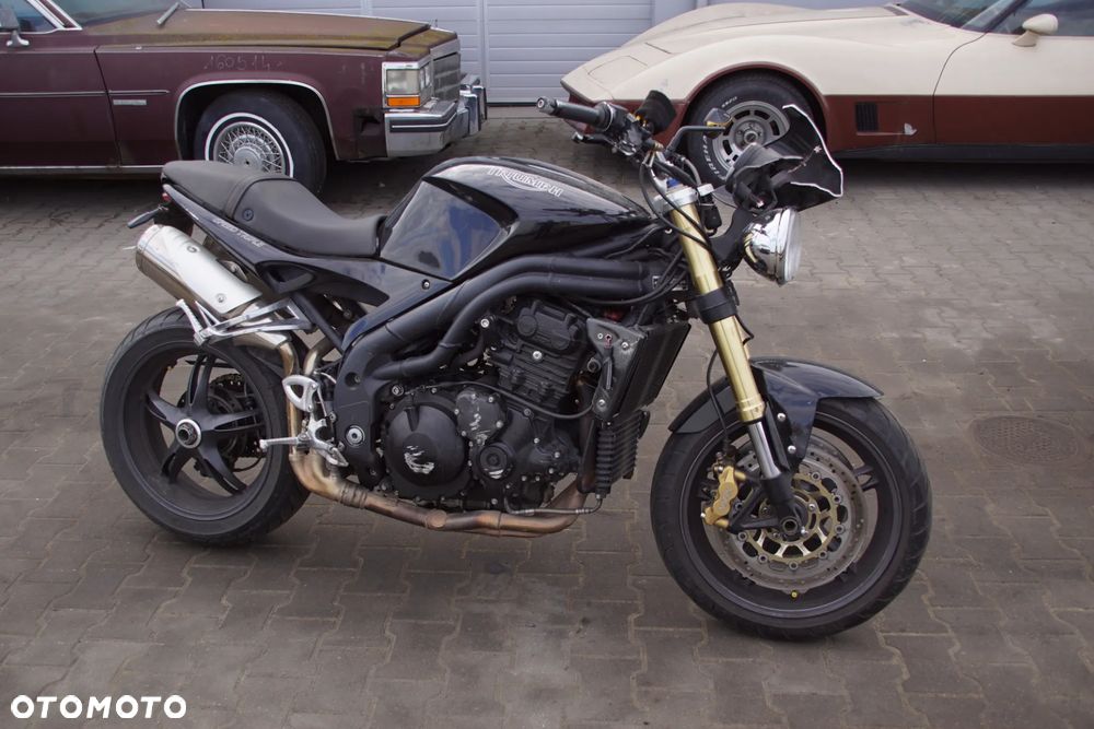 Motocykl na części - Triumph Speed Triple IV 1050 515NJ 131 KM 2005R Silnik Skrzynia Rama Lampa Siedzenie Gmol Przełącznik Manetka Laga Monowahacz Amortyzator Owiewka Osłona Sterownik Moduł Czujnik Licznik - 9
