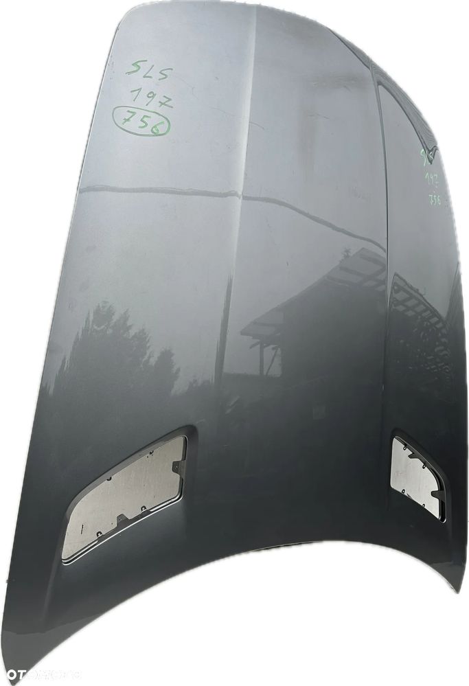 MASKA AMG POKRYWA PRZOD 756 LAK MERCEDES SLS W197 ORYGINAL DEMONTAZ 197003089 - 2
