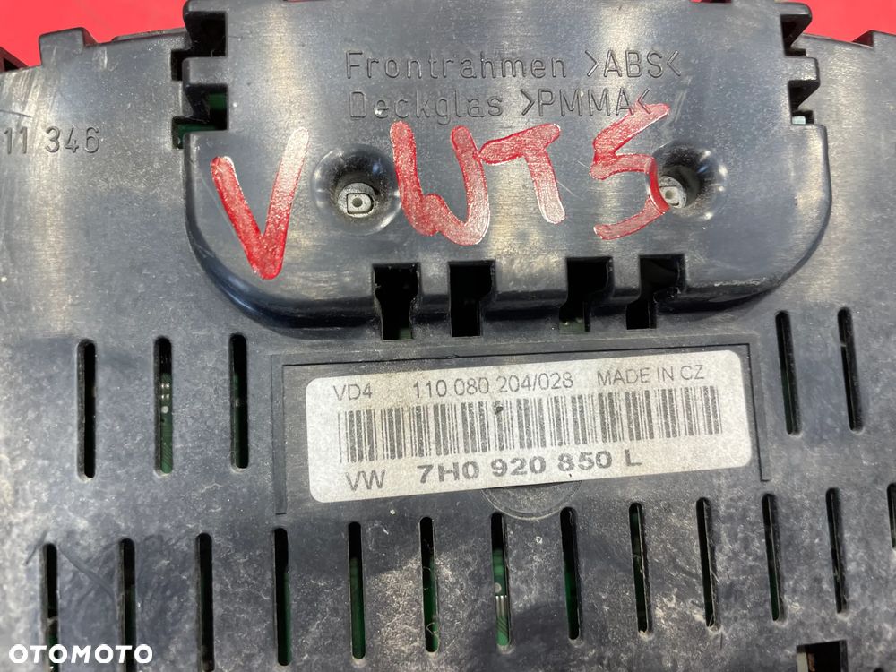 LICZNIK ZEGAR VW T5  7H0920850L - 6