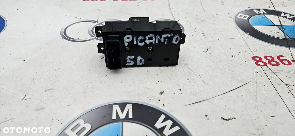 Kia Picanto 2 II 2011- wersja 5 drzwi 5D Sterowanie szybami przód lewy Panel szyb EUROPA - 5