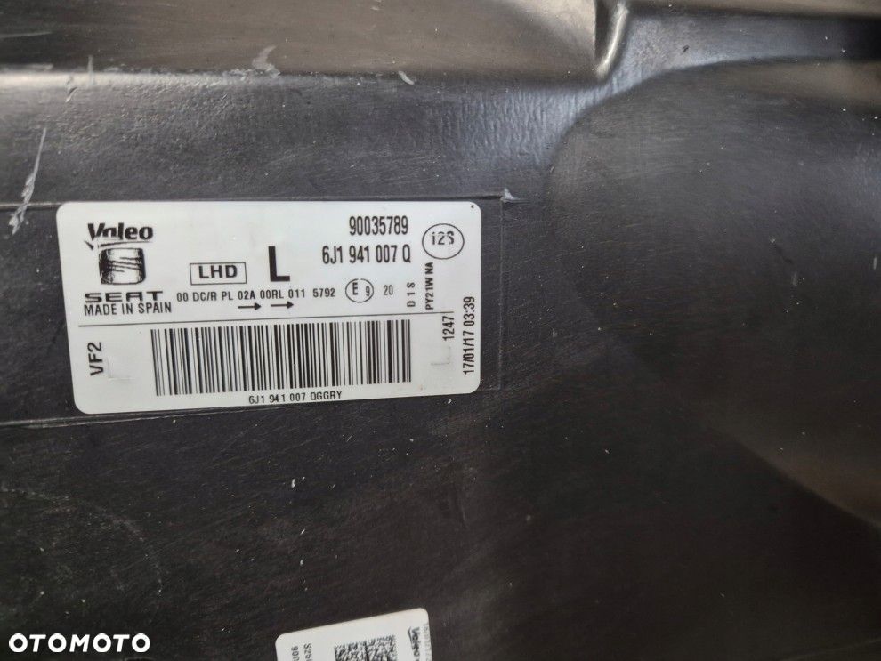 seat ibiza 4 IV 15\' xenon skrętny +led europa lampy lewa/prawa - 7