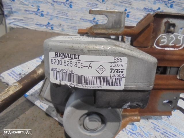 Coluna Direção/Motor Direção 8200826806A  A0015999LHD RENAULT CLIO 3 FASE 1 2008 1.2I ETH 75CV 5P CINZENTO - 2