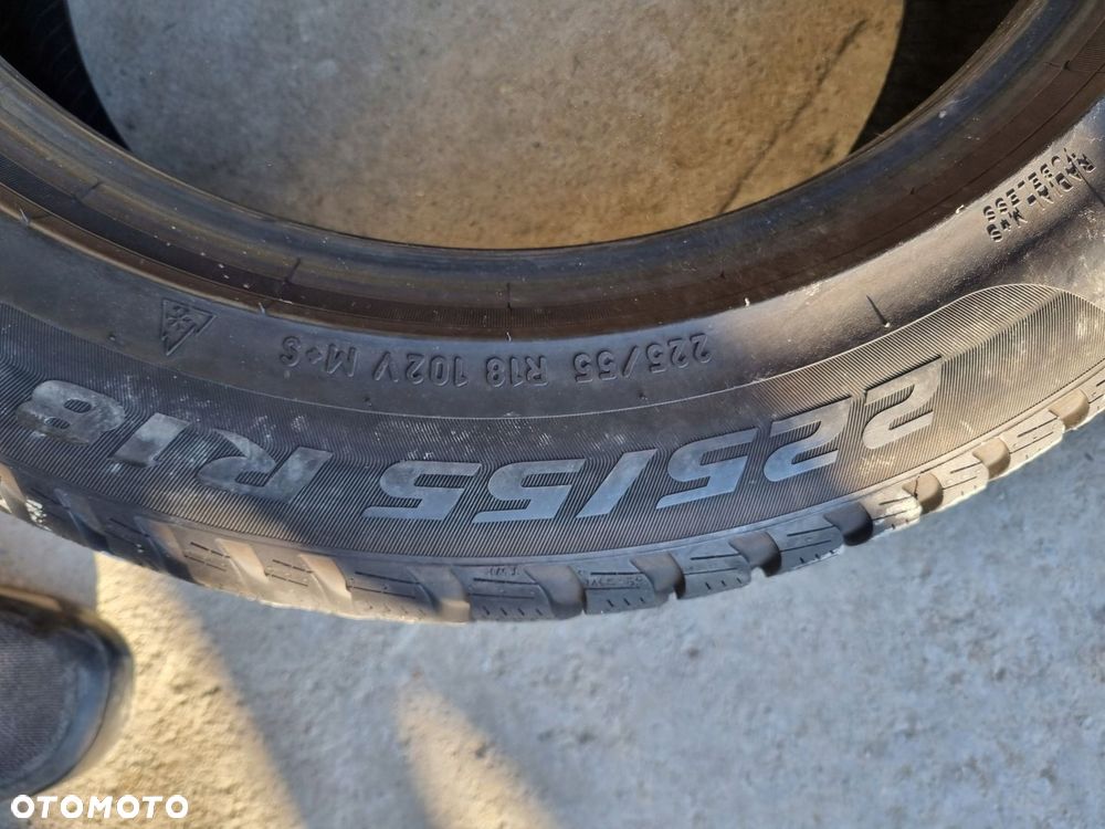 OPONY PIRELLI SOTTOZERO 3 winte 225/55R18 102V 2020r.7.2mmx2 bdb stan - 8