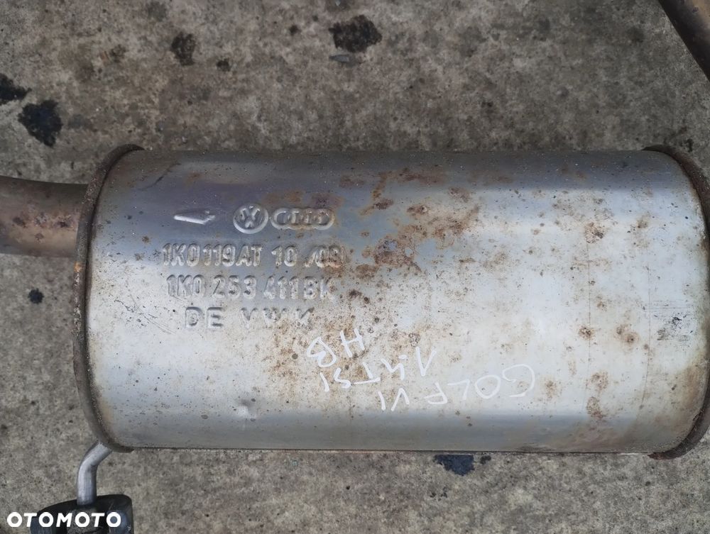 VOLKSWAGEN GOLF VI 6 08-16 1,4 TSI TŁUMIK 1K0119AT * - 3