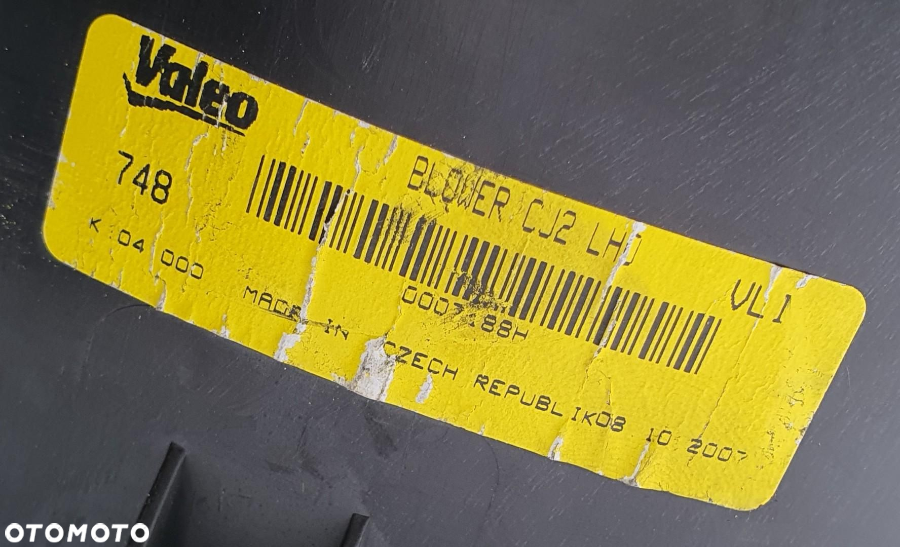 WENTYLATOR DMUCHAWA REZYSTOR OPEL VECTRA C 73421312 001213204 EUROPA - 4