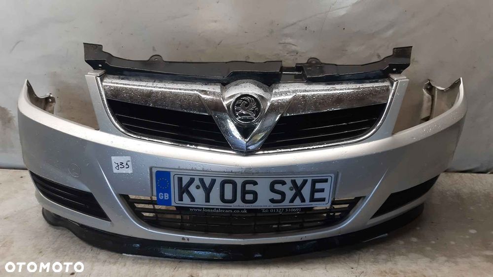 ) ZDERZAK PRZÓD PRZEDNI OPEL VECTRA C LIFT FL Z157 SREBRNY - 1