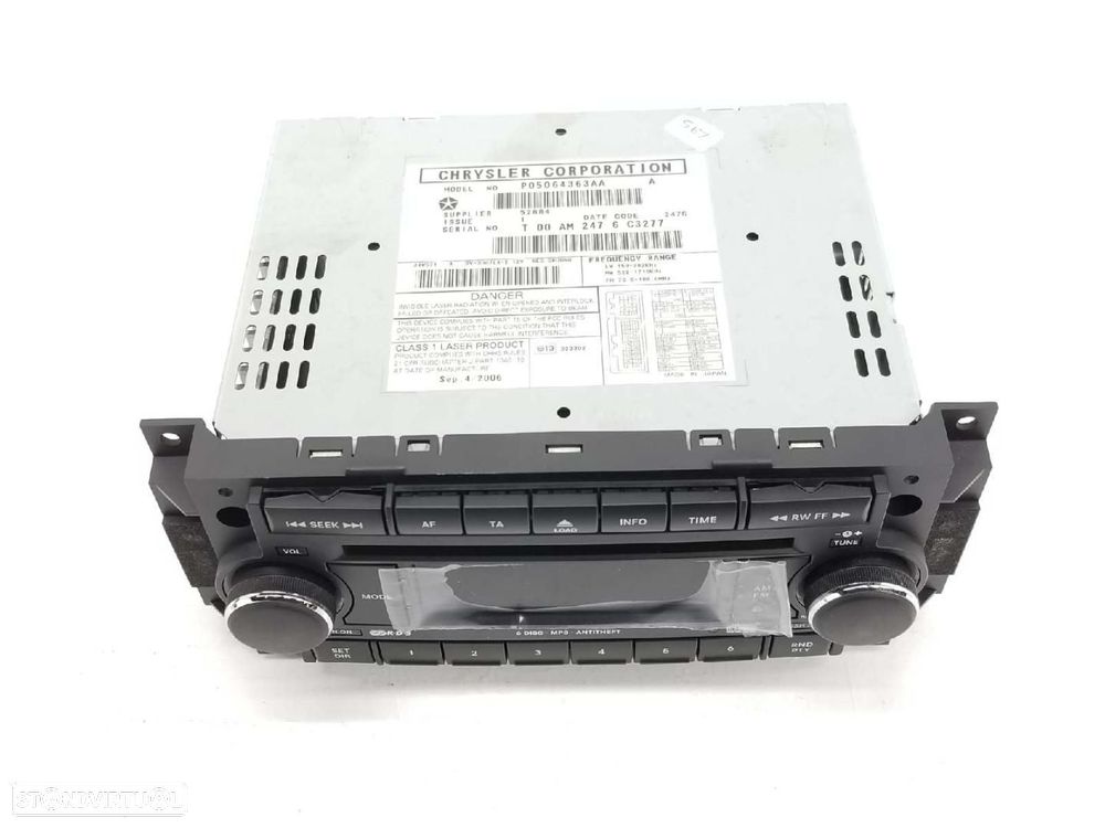SISTEMA DE ÁUDIO RÁDIO CD JEEP GRAND CHEROKEE WH - 1