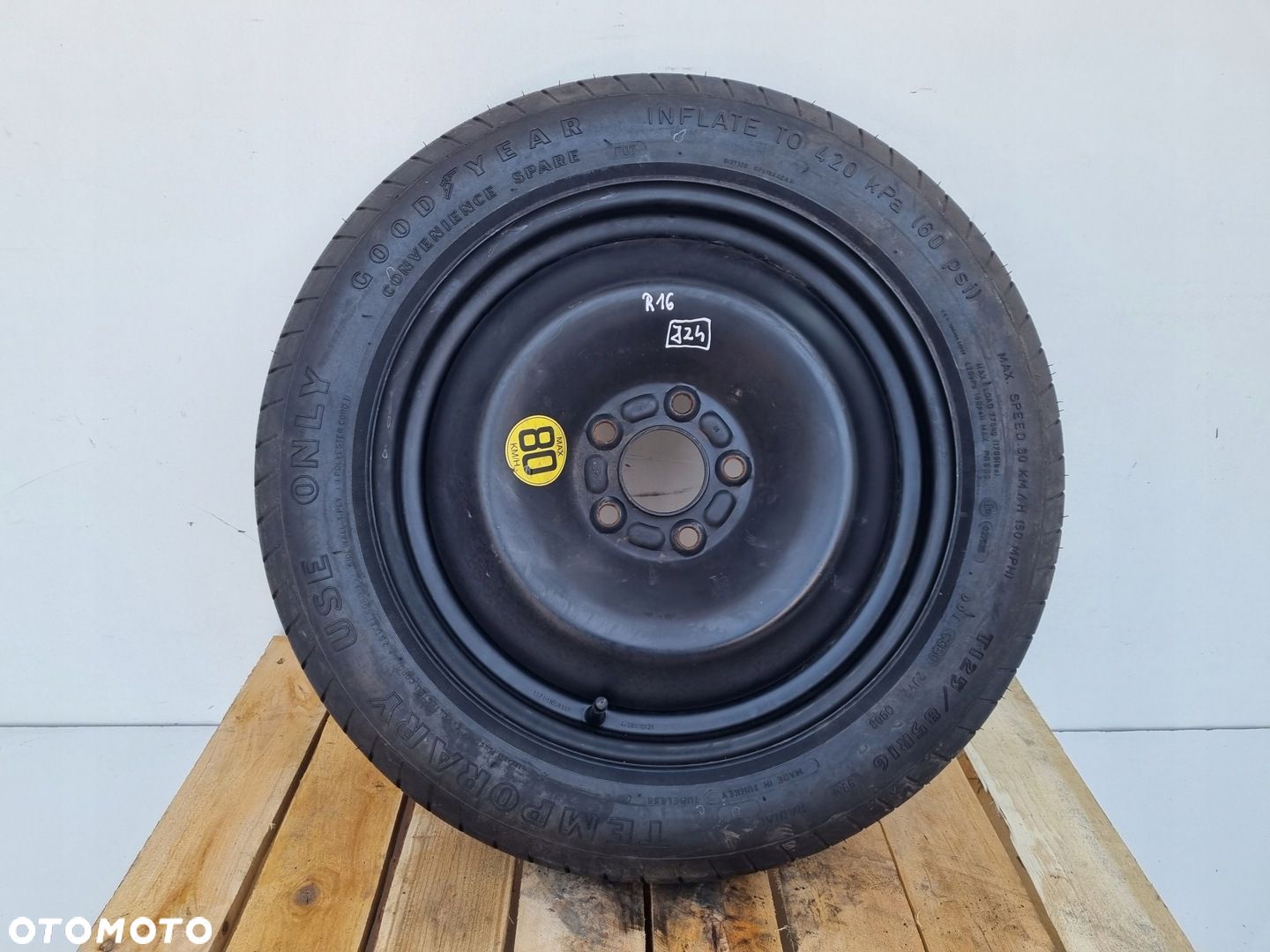 Ford C-Max Focus Mk2 II KOŁO DOJAZDOWE dojazdówka 125/85 R16 5x108 1S71MH - 1