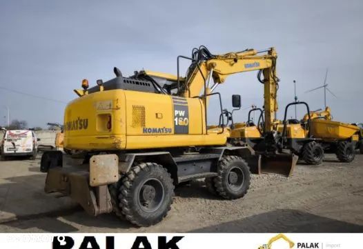 Komatsu Koparka kołowa KOMATSU PW 160-7E +ROTATOR , 2009 rok - 4
