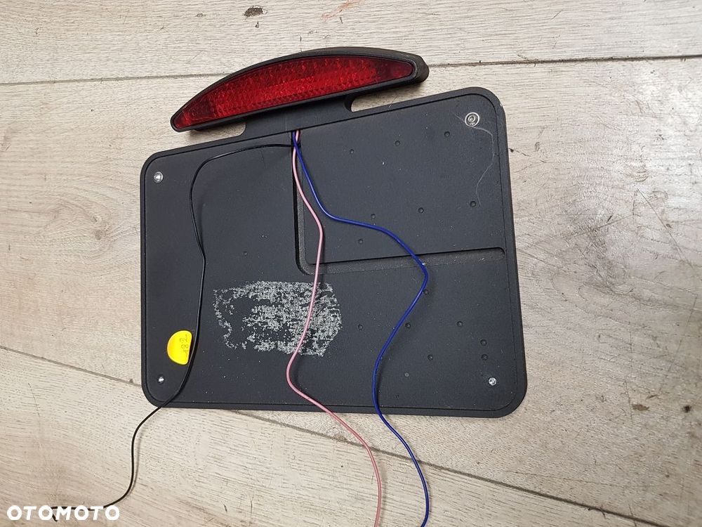 Uchwyt tablicy boczny lampa led Harley Chopper Cruiser - 6