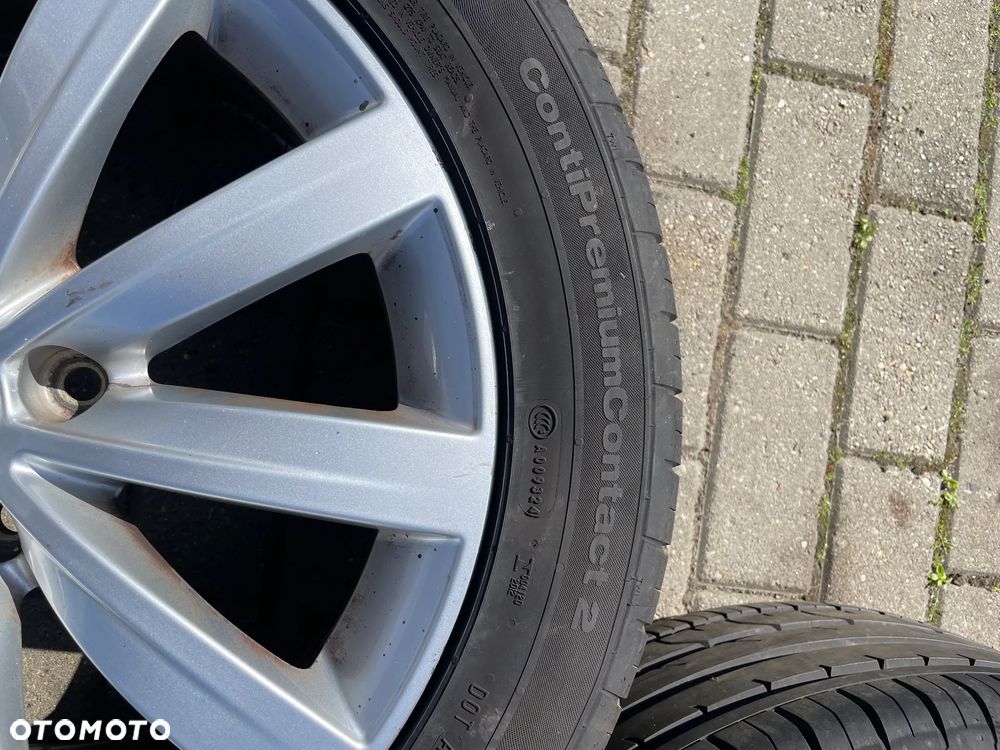 VW SHARAN II TIGUAN FELGI ALUMINIOWE ET39 KOŁA opony 5x112 225/40/17 nowe - 11