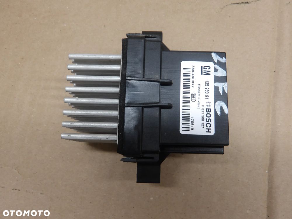 OPEL ZAFIRA C 12-16 2.0D REZYSTOR OPORNIK DMUCHAWY 13598091 - 1