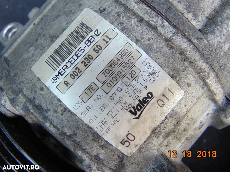 Compresor clima Mercedes C Class W204 E Class W212 GLK CLA 2.2 euro5 w176 w246 - 4