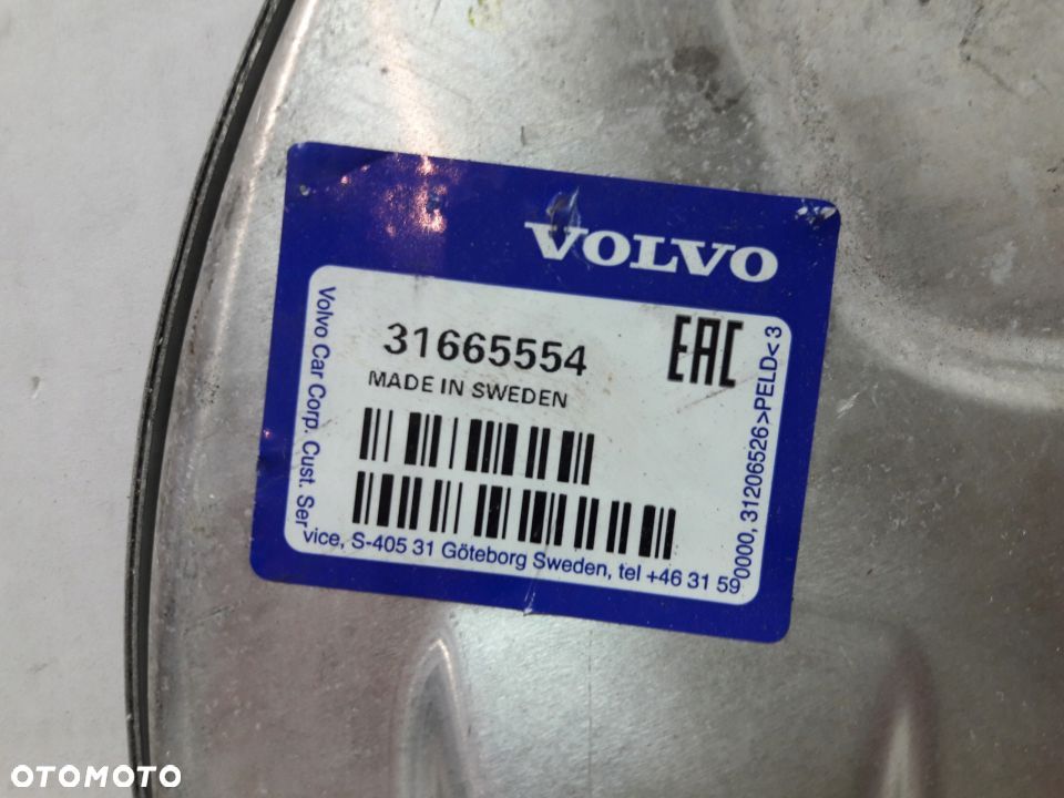 Volvo Xc60 XC40 oslona tarczy hamulcowej lewej termioczna tarcz kotwiczna - 2