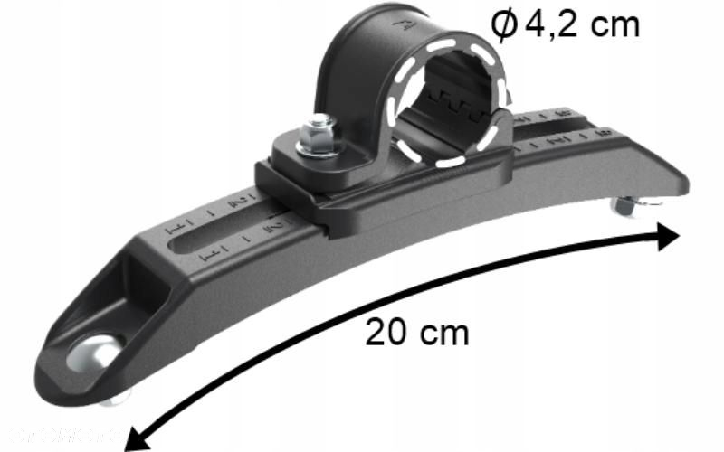 WSPORNIK NADKOLA BŁOTNIKA FI42 REGULOWANY PLASTIKOWY 200MM - 2