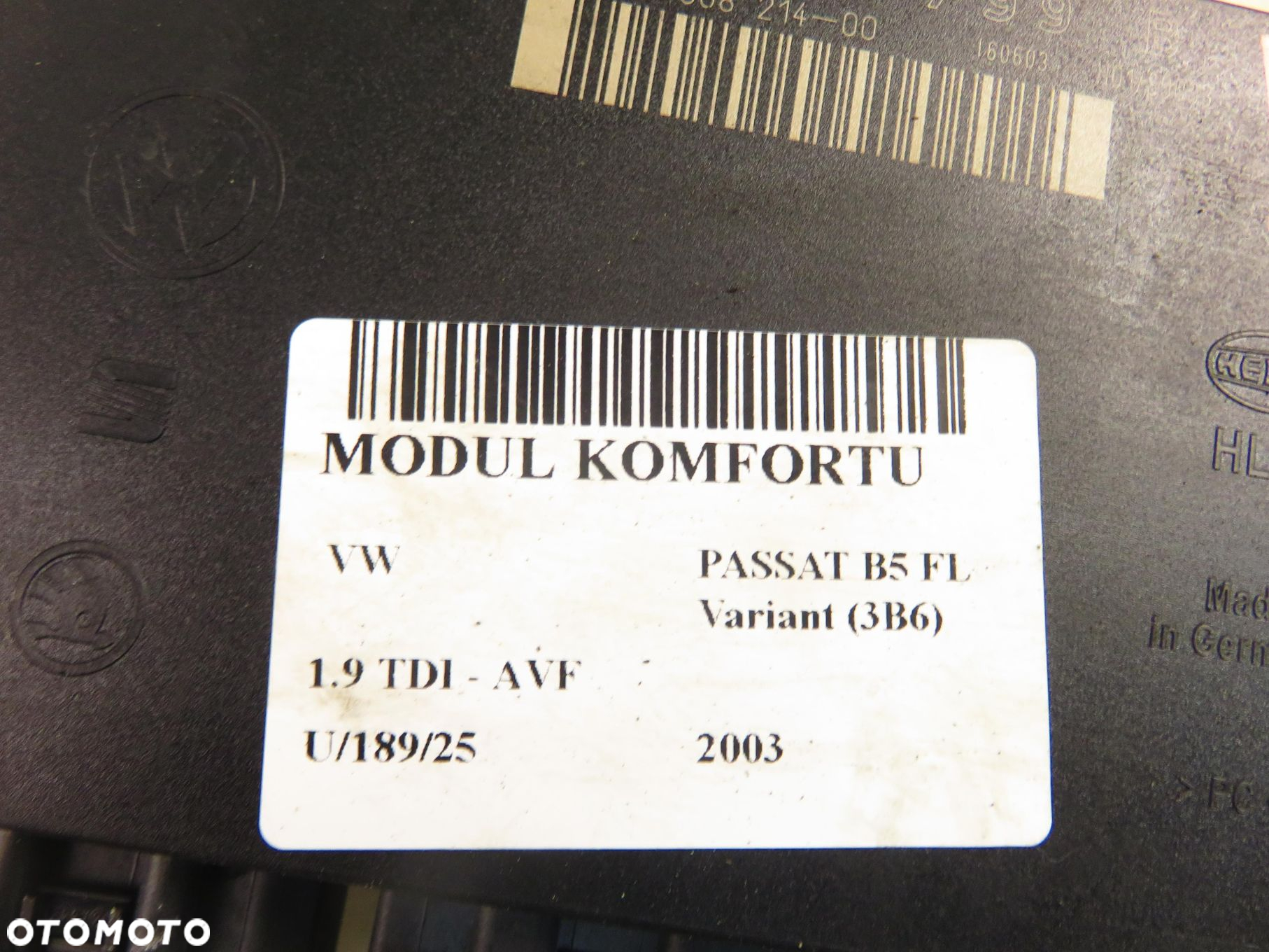 MODUŁ KOMFORTU VW PASSAT B5 1C0959799B - 6
