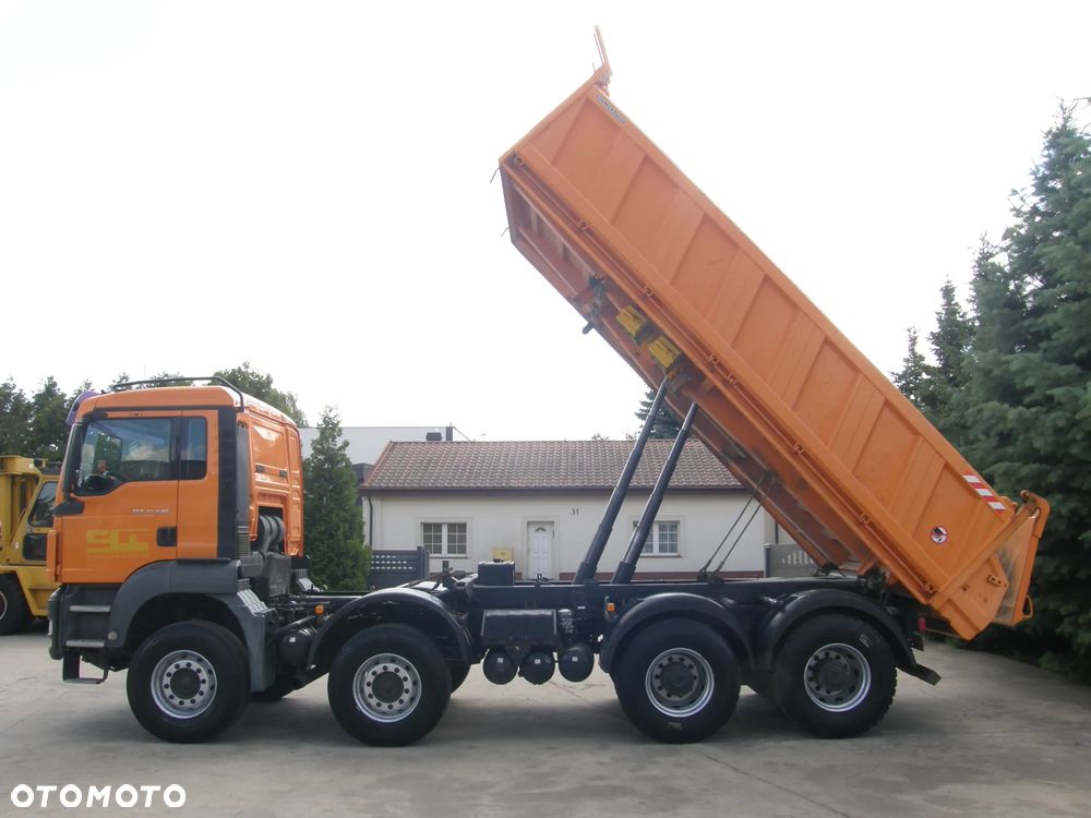 MAN TGS 41.440 8x4 470000km manual wywrotka Meiller-Kipper z Niemiec - 6