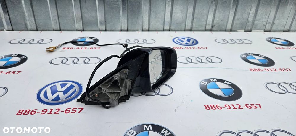 AUDI A4 B6 Lusterko zewnętrzne prawe Lusterko pasażera 5 KABLI Europa Kolor Granatowe Ciemny granat - 9