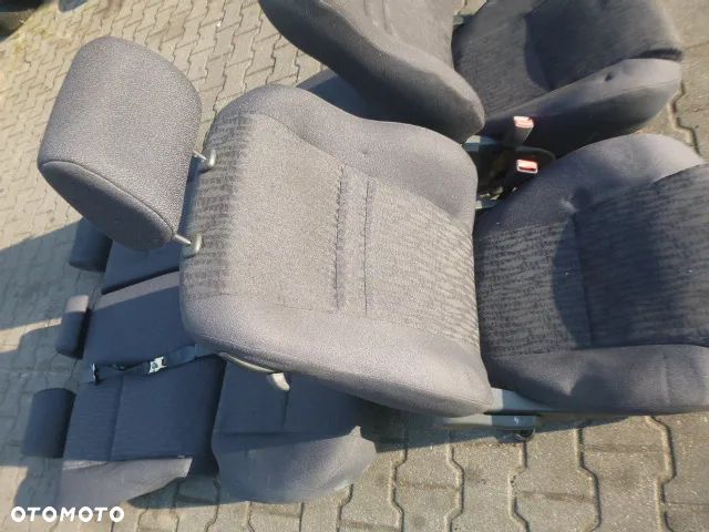 FOTEL FOTELE LEWY PRZÓD PRAWY PRZÓD + TYLNA KANAPA KOMPLET TOYOTA COROLLA E12 3D HB 01-07 - 4