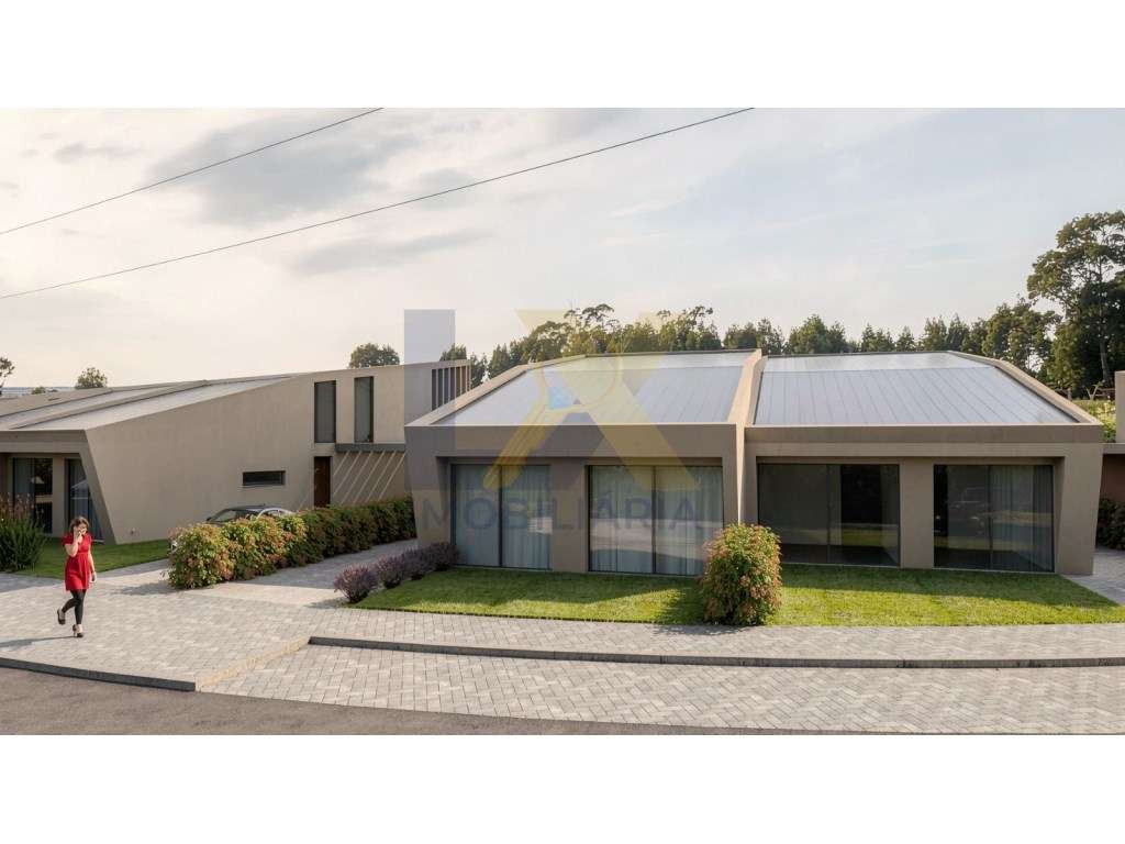 Moradias T3+1 - Vista Passadiços com garagem fechada e arrumos! - Grande imagem: 4/13