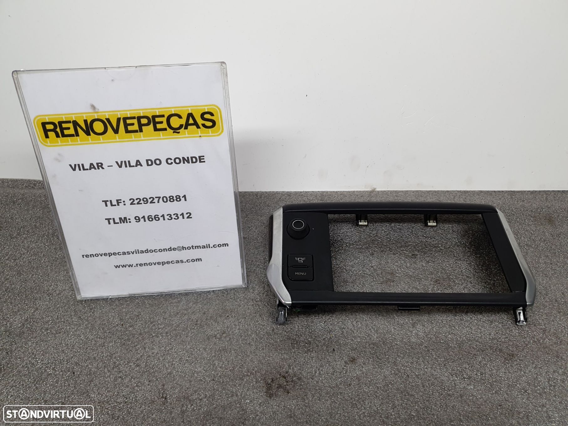 Moldura / Estrutura Consola Central / Rádio Peugeot 208 I (Ca_, Cc_) - 1
