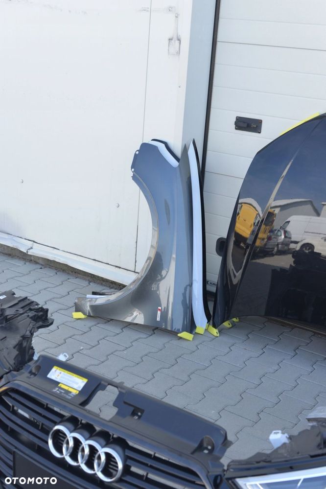 MASKA ZDERZAK GRILL BŁOTNIK LAMPA H7 XENON LED PAS BELKA AUDI A3 8V LIFT - 4