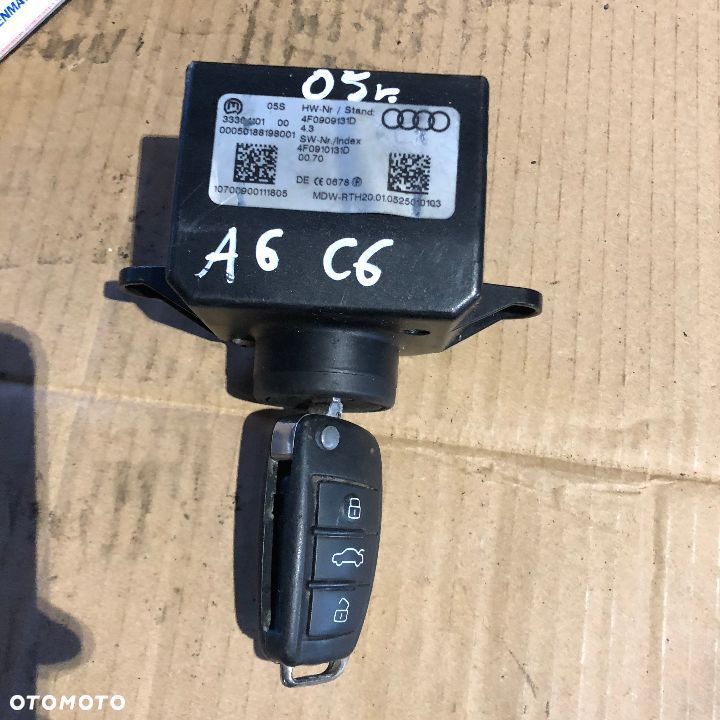 STACYJKA KLUCZYK AUDI A6 C6 4F0909131D - 2