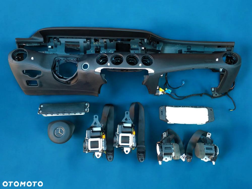 MERCEDES S klasse W217 COUPE CABRIO / KONSOLA DESKA / AIRBAG / PAS PASY / KOMPLET / ORYGINAŁ