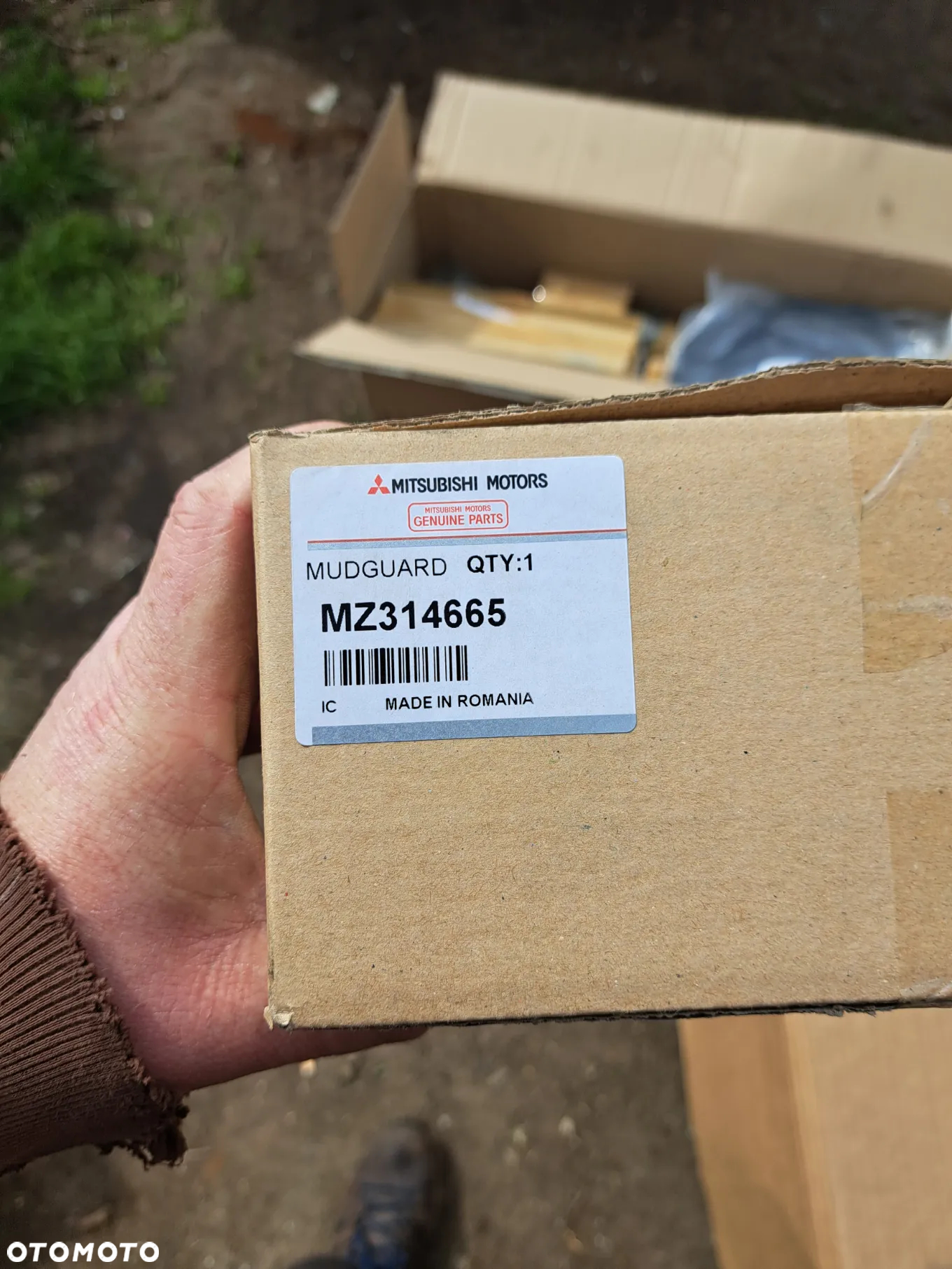 Chlapacze tylne tył Mitsubishi Outlander III MZ314665 chlapacz tylny tył Mitsubishi Outlander III 2012 2013-> - 6
