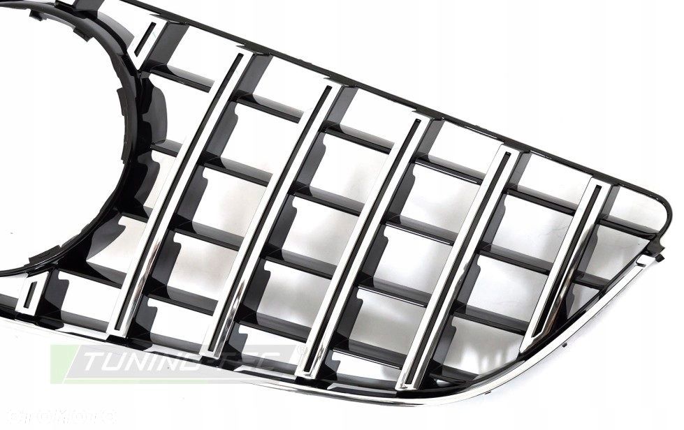 Atrapa Grill Kratka Tuning GTR Panamericana Mercedes E-klasa Coupe Lift 207 - 4