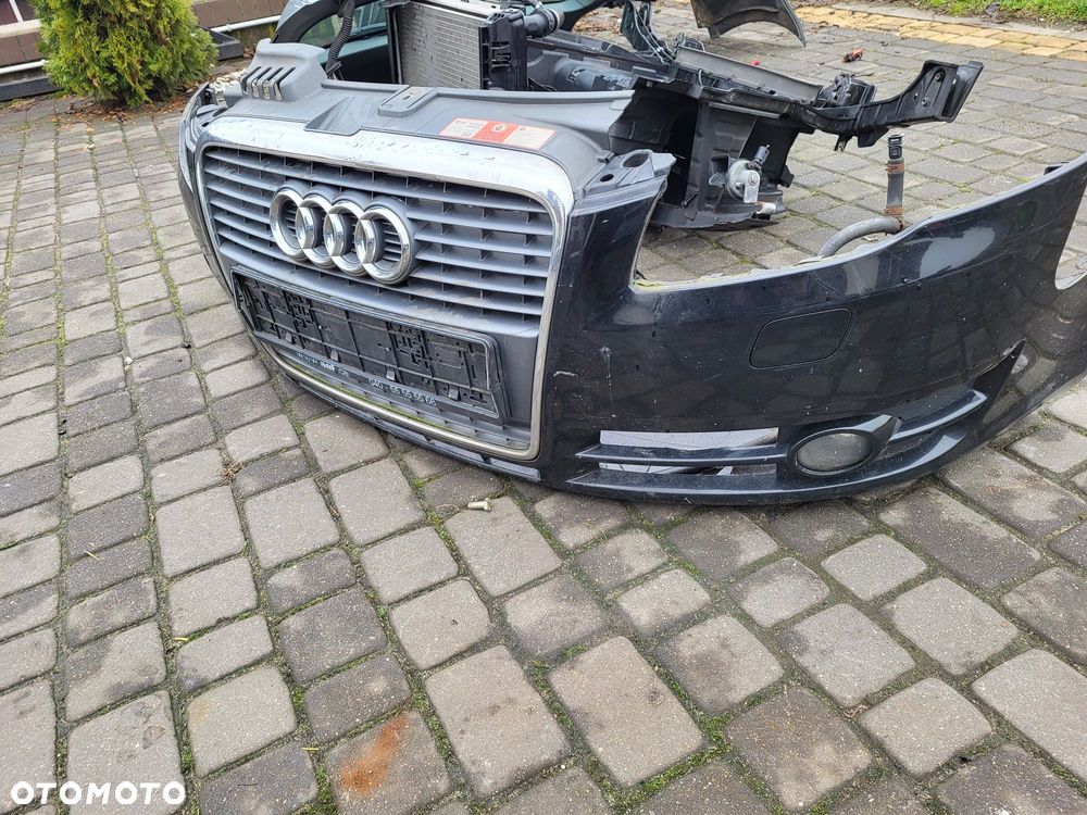 Zderzak przedni audi a4 b7 kompletny spryski halogen lakier ly9b - 2