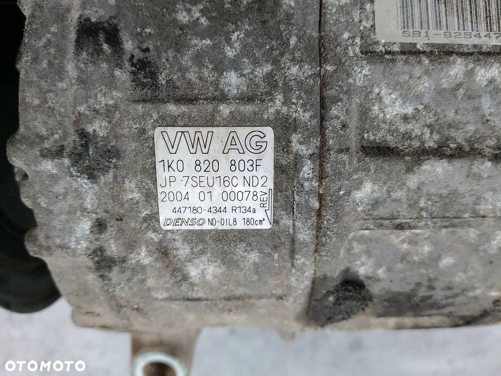 POMPA, SPRĘŻARKA KLIMATYZACJI SKODA OCTAVIA II 1K0820803F 447180-4344 1.6 - 3