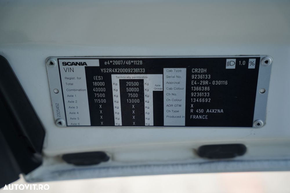 Scania R 450 / RETARDER / I-PARK COOL / EURO 6 - 38
