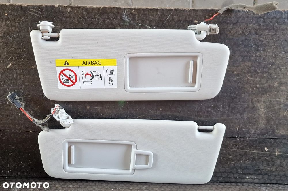 OSŁONA PRZECIWSŁONECZNA PRAWA LEWA KOMPLET 5G0857551AJ VW GOLF VII LIFT - 7