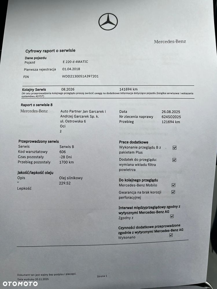 Mercedes-Benz Klasa E 220 d 4-Matic 9G-TRONIC - 19