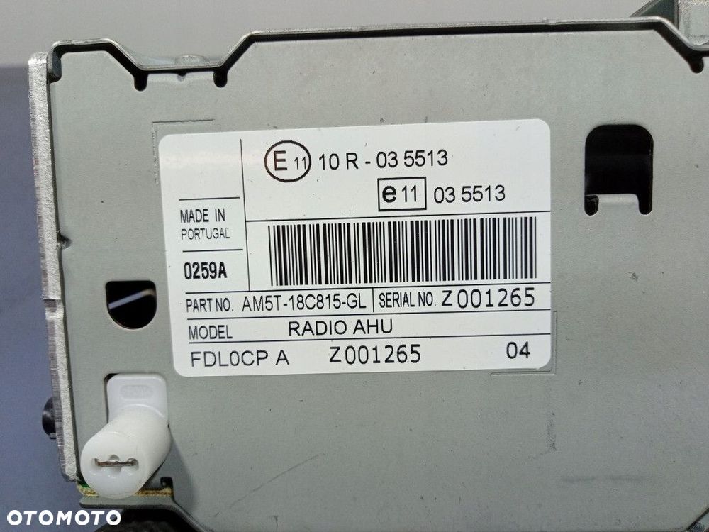 FORD FIESTA MK7 LIFT RADIO TUNER CD AM5T-18C815-GL - 9