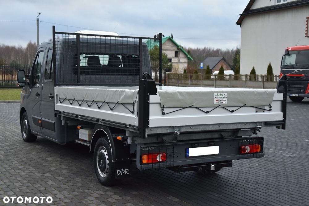 Renault MASTER 2.3 165KM DOKA DUBEL 7 OSÓB / HAK / WYWROTKA 3-STRONNA / NA PODUSZKACH / NAWIGACJA / SERWIS ASO RENAULT DO KOŃCA / SALON PL ! ! ! - 13