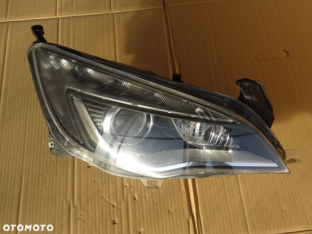 OPEL ASTRA J LAMPA PRAWA LEWA PRZÓD REFLEKTOR BI XENON SKRĘTNY Z DOŚWIETLANIEM LED - 8