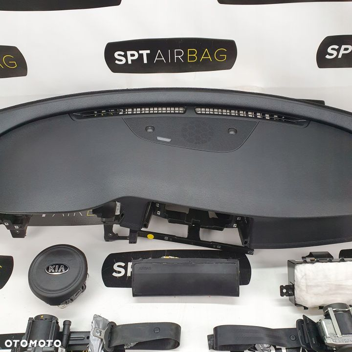 KIA OPTIMA DESKA ROZDZIELCZA KONSOLA KOKPIT PULPIT PODUSZKI AIRBAG AIR BAG PASY KIT SET - 3