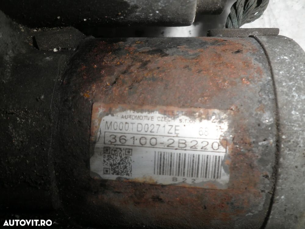 Electromotor Kia Rio 3, Soul, Ceed, Venga, Hyundai i20, ix20, Accent, Elantra, 1.6 Benzina 2017 36100-2B220 - 3