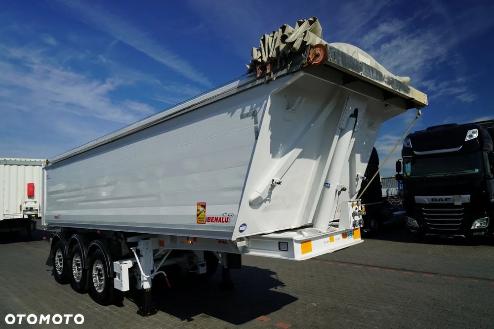 Benalu WYWROTKA / 30 m3 / ALUMINIOWA / OŚ PODNOSZONA / WAGA: 5 100 KG / SAF /  ALUFELGI / - 2