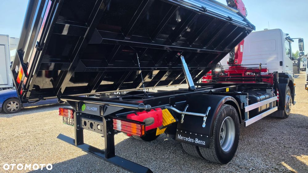 Mercedes-Benz Axor 1829 Kiper, Hds Hiab 144,  Wywrot 5,3m - 16