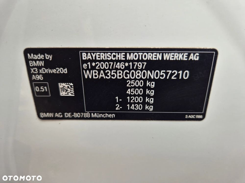 BMW X3 xDrive20d M Sport - 38