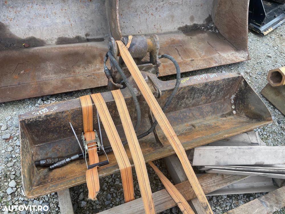 Cupa Taluz cu Inclinare Hidraulica Prindere M1 latime de 1180 mm pentru excavatoare de 2-3.5 tone - 1