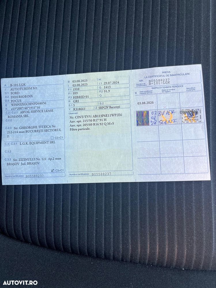 Ford Focus 1.0 EcoBoost MHEV Titanium - 10