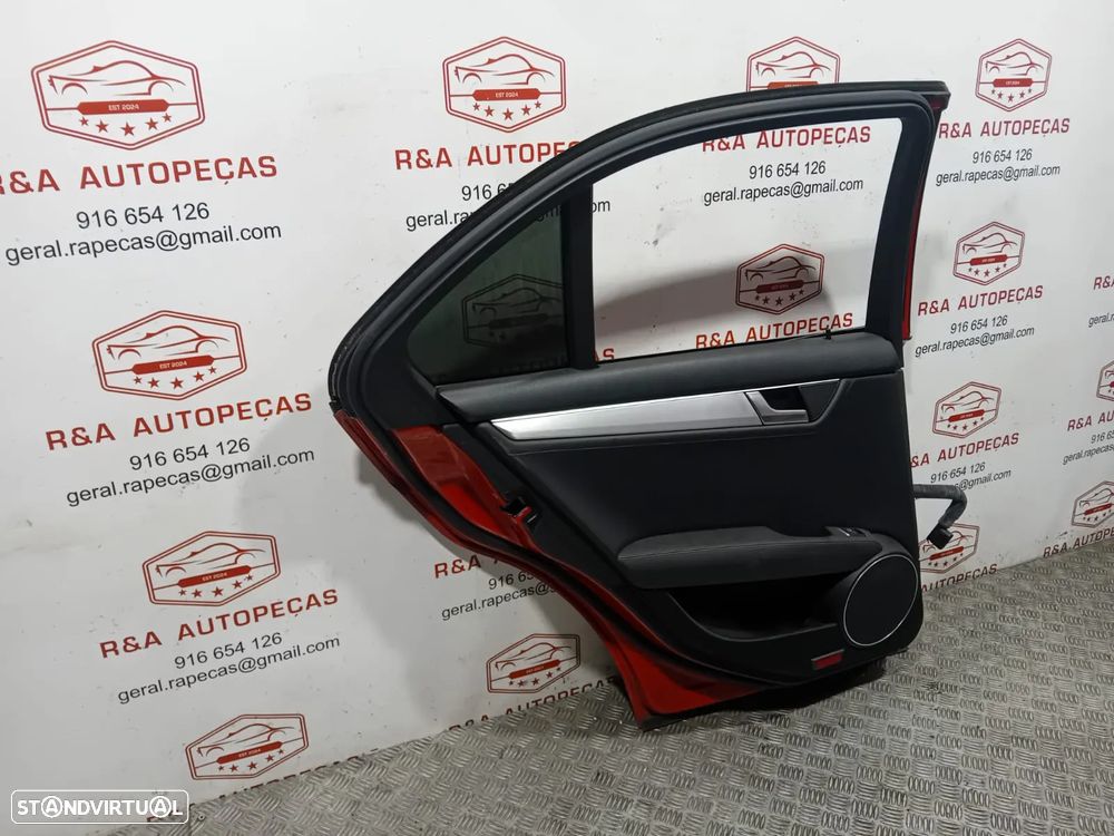 Porta Trás Traseira Esquerdo Mercedes Class C W204 Sedan Original - 7