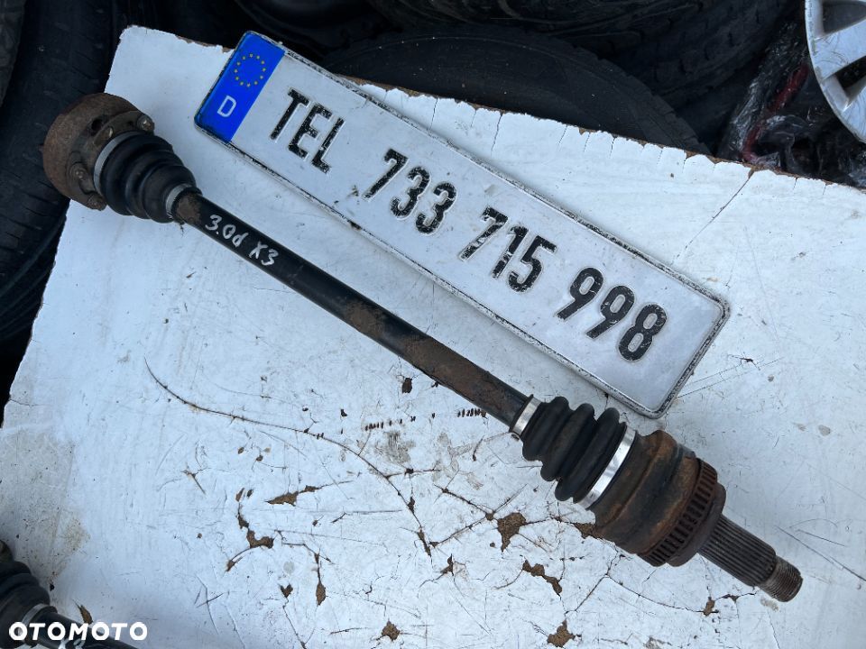 Półoś Bmw e83 x3 3.0d prawa tylna bez luzów tył - 1
